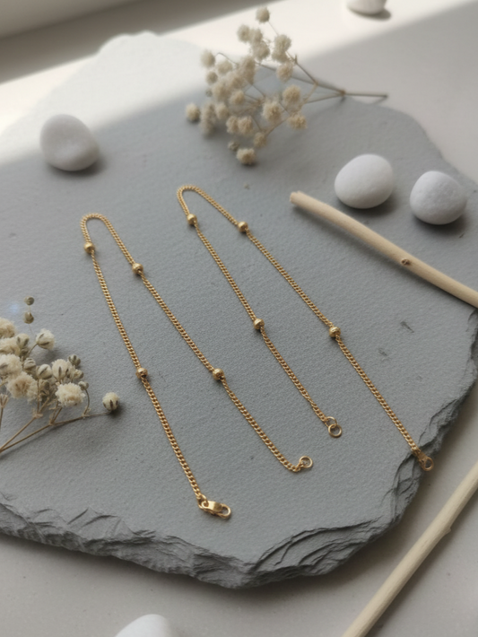 Bead and Chain Anklets| PV1024