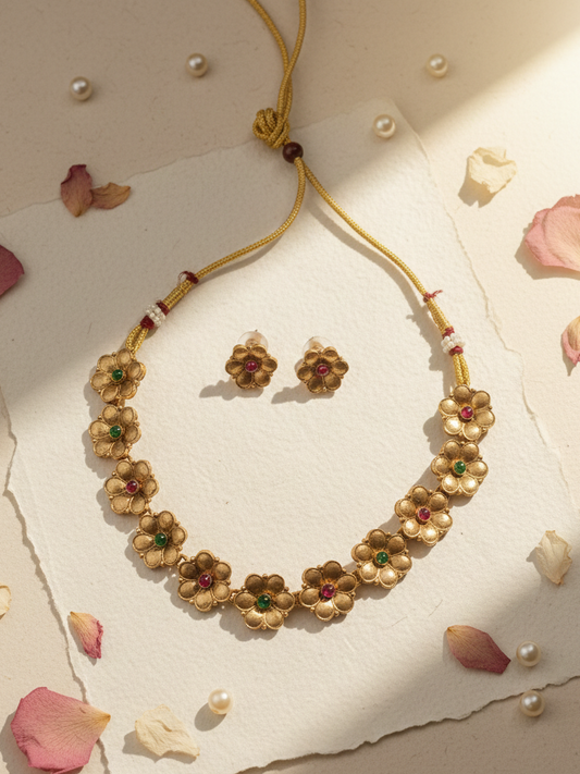 Floral Necklace | NE115