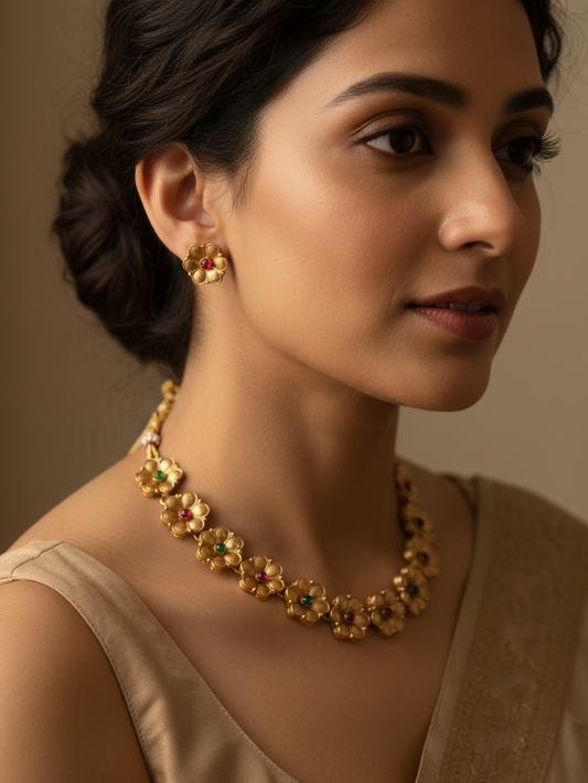 Floral Necklace | NE115