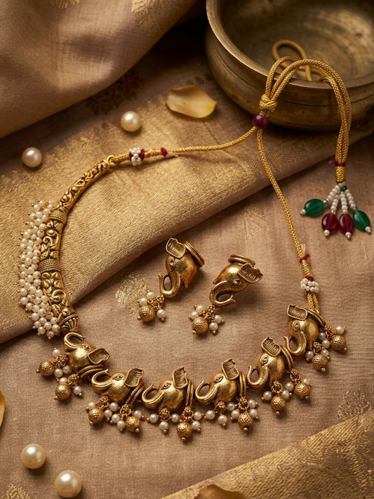 Gajashree Necklace | NE206