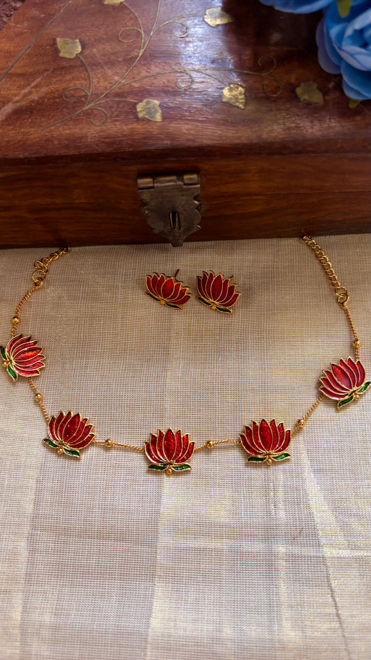 Lotus Necklace| N702