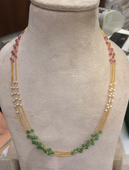 Pearl Layer Chain | N705
