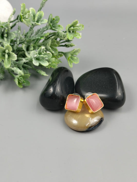 pink stud | k5-07