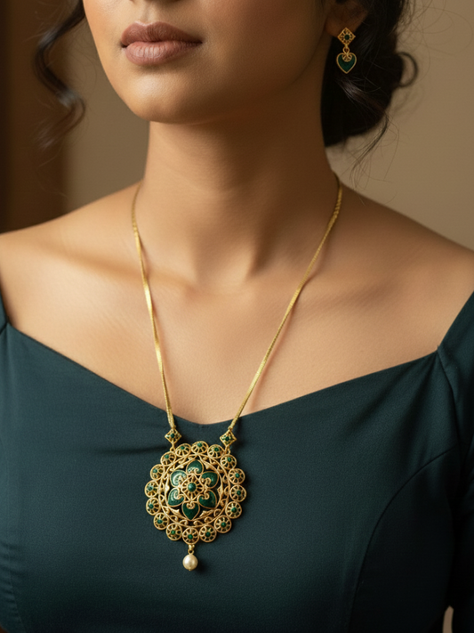 Scarlet Bloom Necklace | NE1201