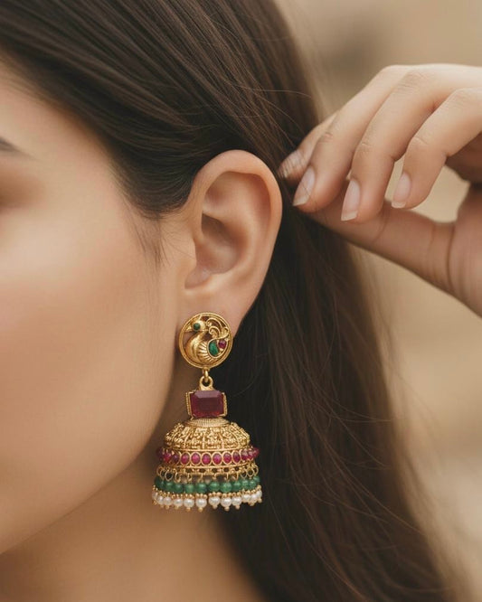 Mayura Jhumka | NE1122