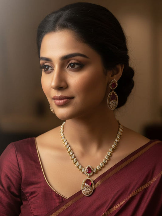 Haritha Jyothi Necklace Set | NE114