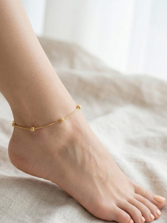 Golden Whisper Anklet | ES05