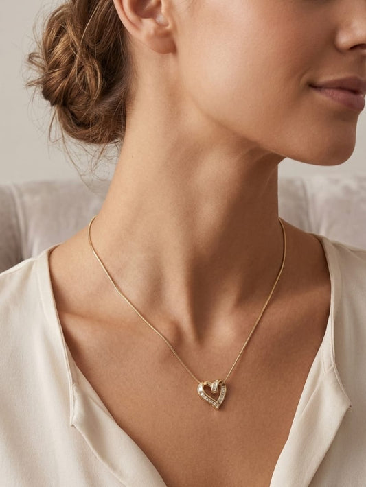 Twinkle Heart Necklace | C102
