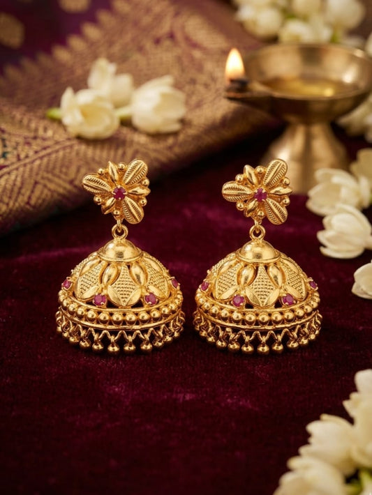 Swarna Bloom Jhumka | ES253