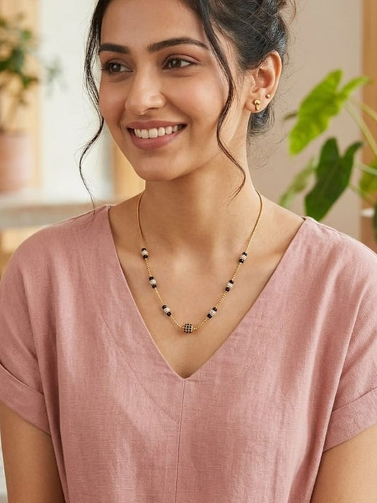 Black Pearl Grace Necklace | VB11