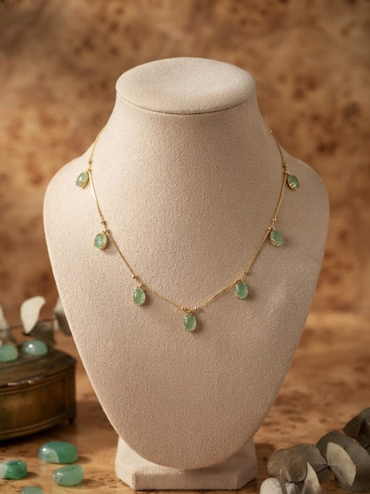Mint Dewdrop Necklace | MT265