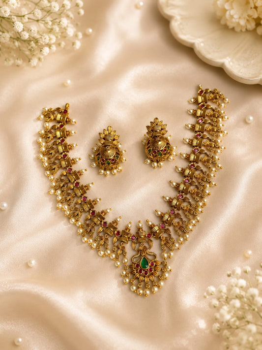Pearl Heritage Necklace Set | ESH22
