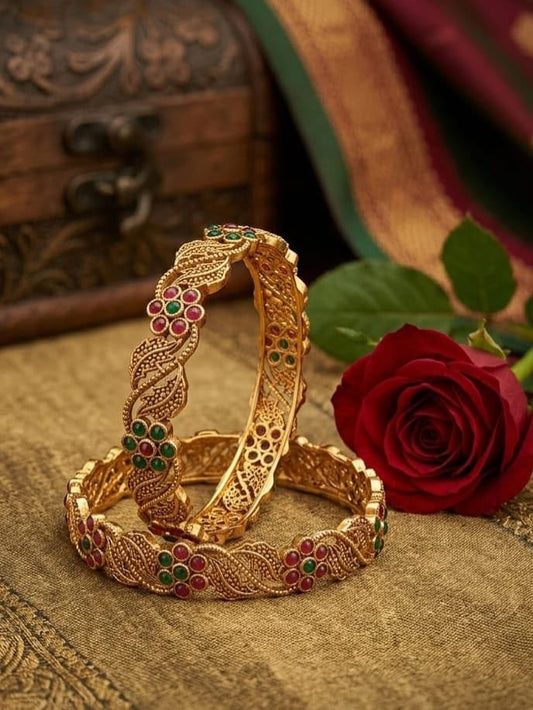 Anvitha Antique Bangles | NE151