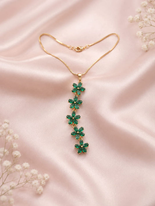 Emerald Blossom Cascade Pendant | ESH60