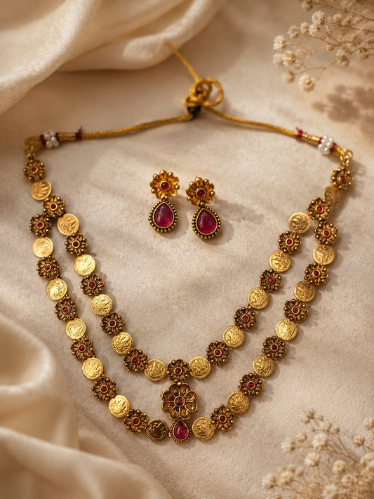 Rathna Kasu Mala Set | ESH70