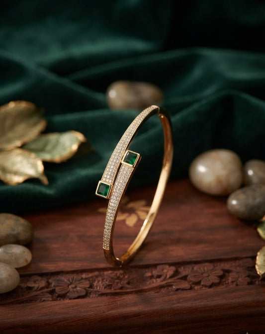 Emerald Stone Bangle | ESH93