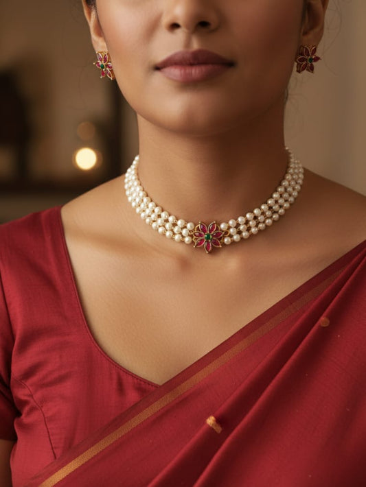 Pearl Choker | NE1116