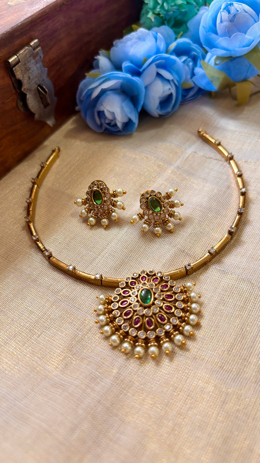 Mayura Ad stone necklace | N418