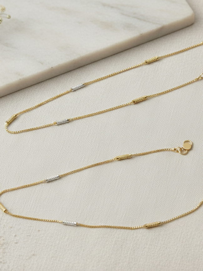 Parasparam Model Chain Parasparam Anklets | PV1018 – Eshaara Jewels