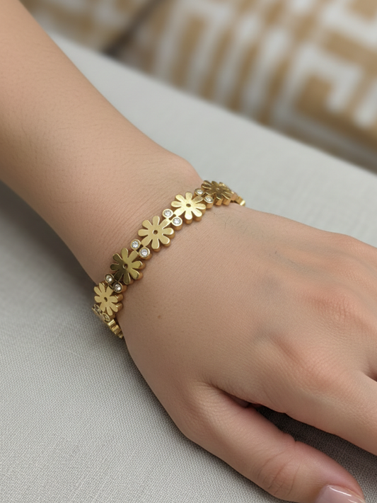 Sunflower Charm Bracelet | NE166