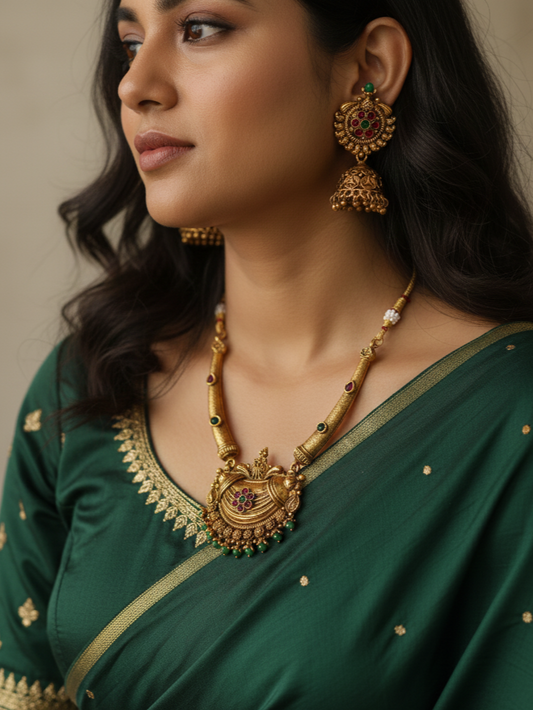 Ananthika Temple Necklace | NE198