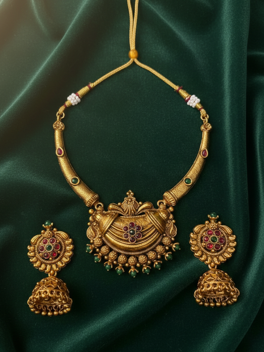 Ananthika Temple Necklace | NE198