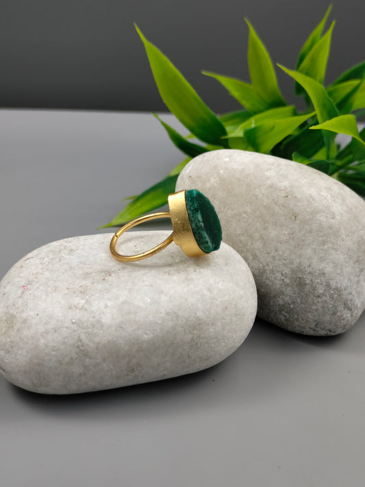 Raw stone fingerring | R1-18