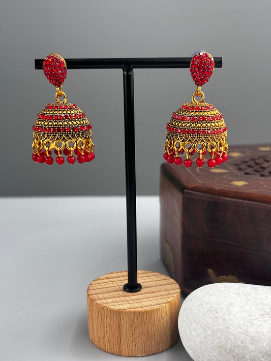 Jhumka Red | K4-10