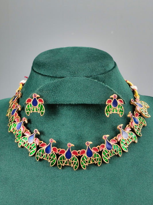 Peacock Necklace | E802