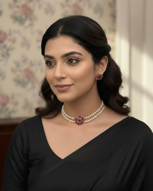 Rose Choker| NE1156