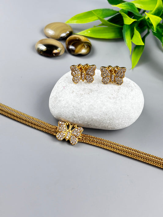 Butterfly necklace | E592