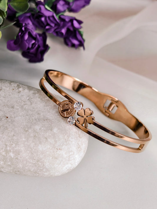 Rose Gold Bangles | NC6102