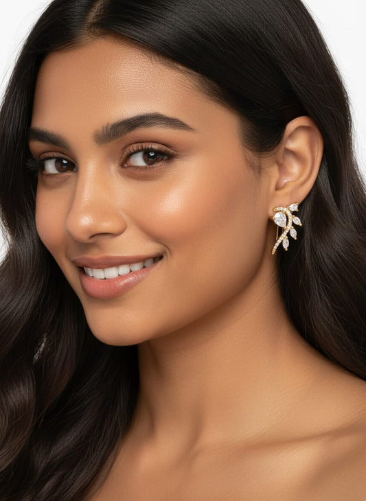 Crystal Bloom Ear Cuffs | NT38