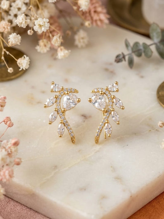 Crystal Bloom Ear Cuffs | NT38