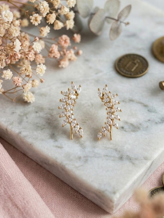 Crystal Vine Ear Cuffs | NT36