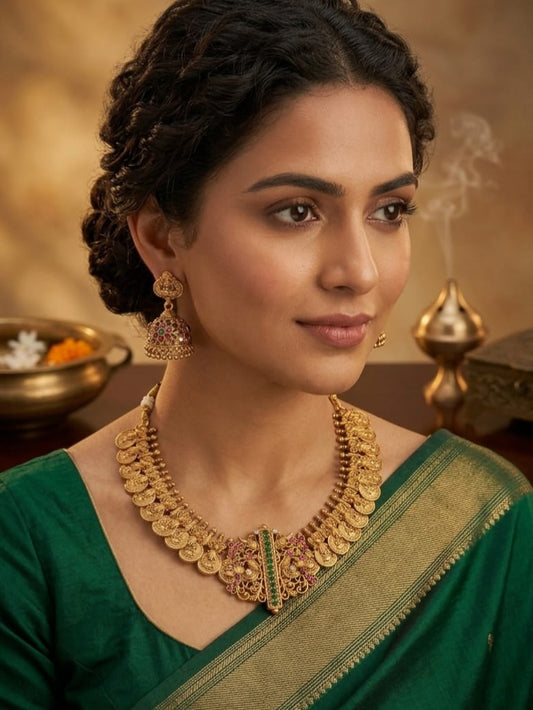 Mayura Lakshmi Kasu Haram Set | NT451