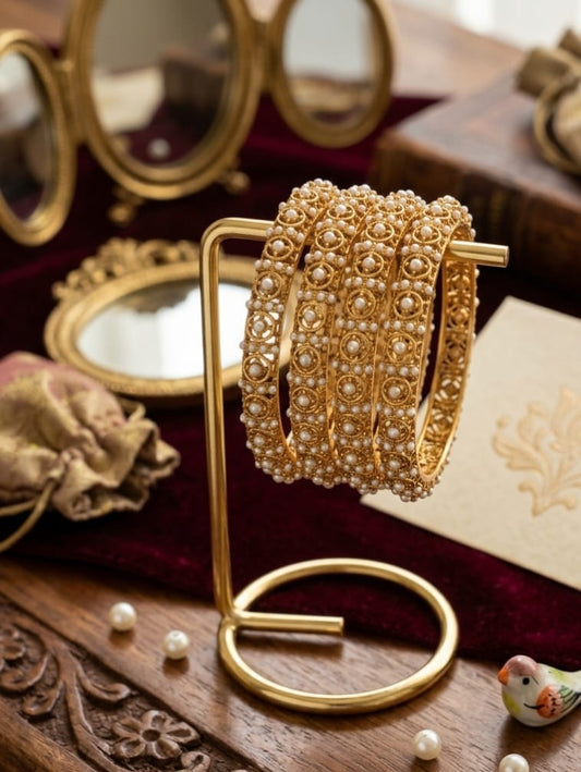 Pearl Royale Bangle Set | MS01