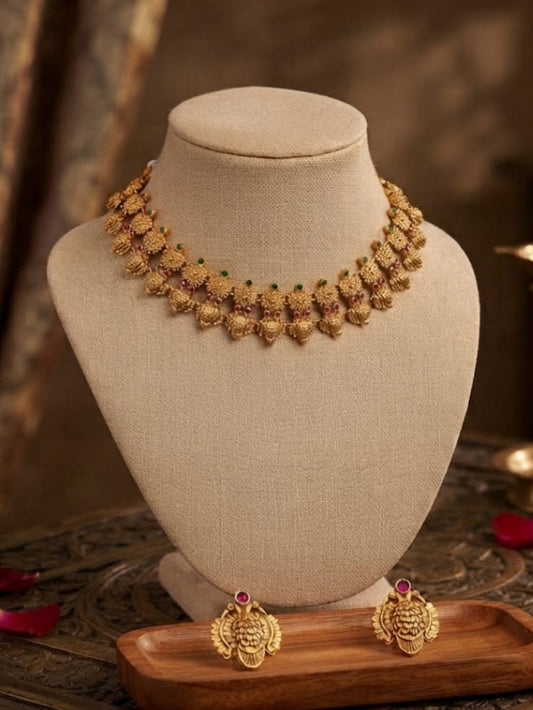 Lakshmipriya Temple Necklace Set | MT257