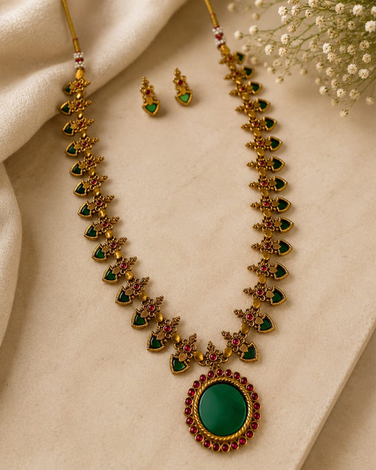 Maragatha Prabha Necklace | ESH29