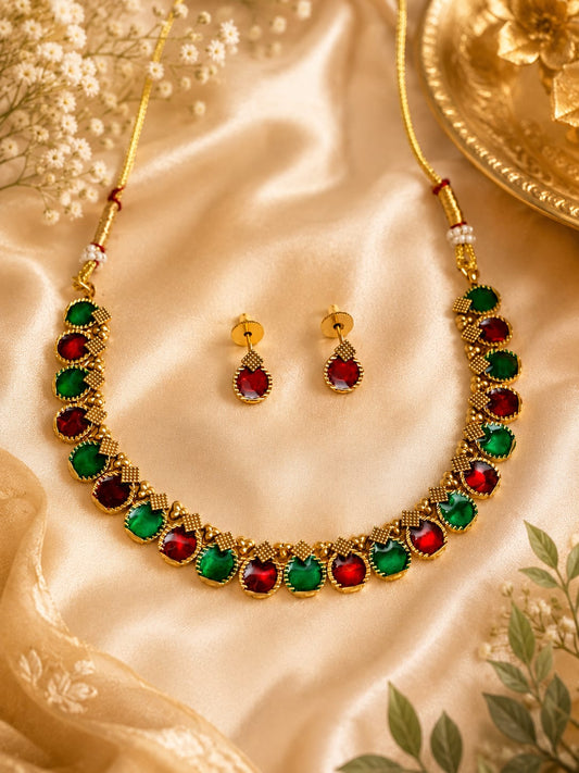 Haritha Manjari Necklace Set | ESH101