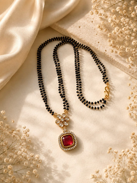 Stone Pendant Mangalsutra | ESH114