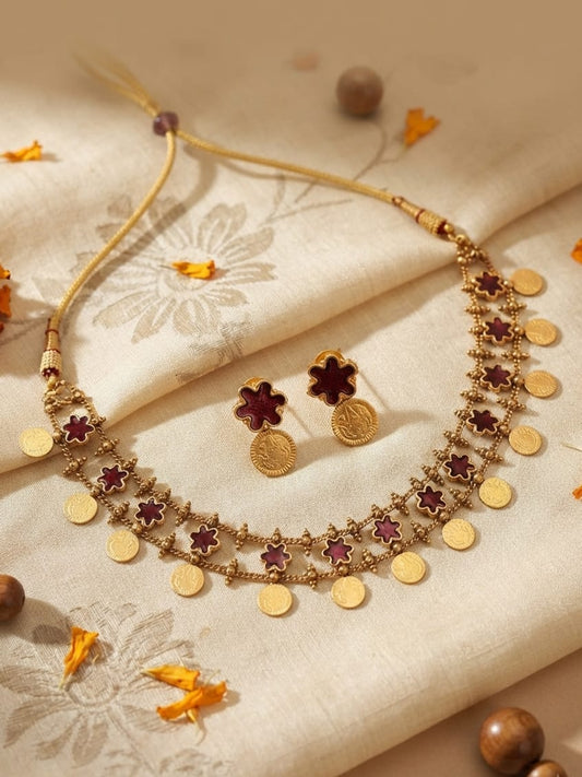 Kalika Coin Choker Set | ESH111