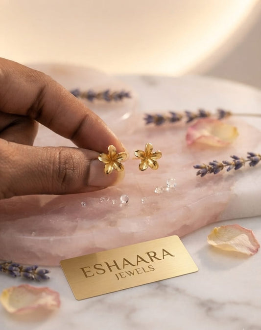 Golden Bloom Studs | ESH133