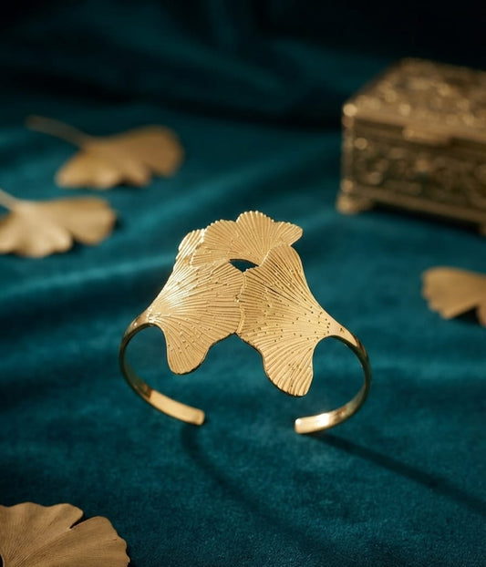 Ginkgo Leaf Bangle | ESH144