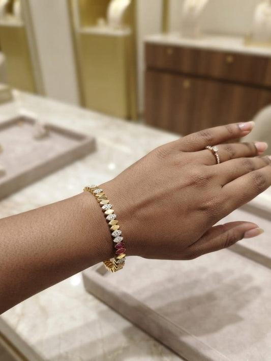 Rathna Leaf Bracelet | ESH141