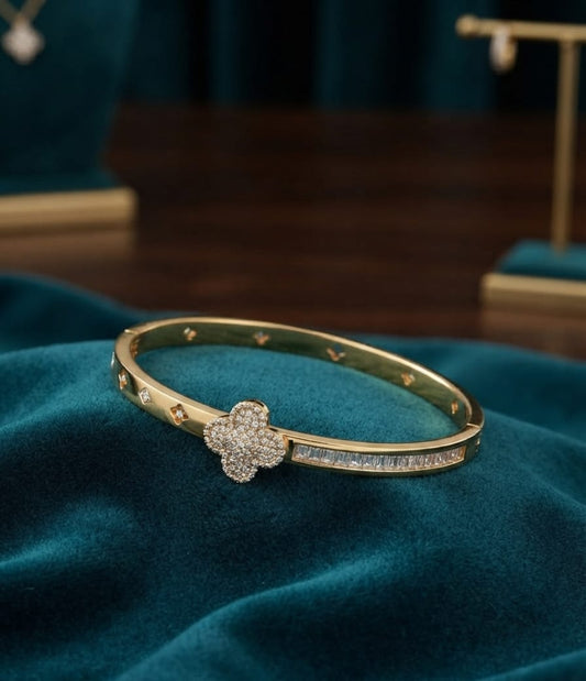 Floral Diamond Bangle | ESH143