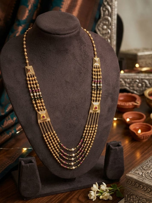 Rajashree Multi-Layer Mala | VB12