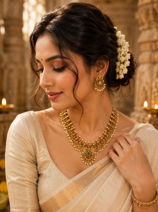 Pearl Heritage Necklace Set | ESH22