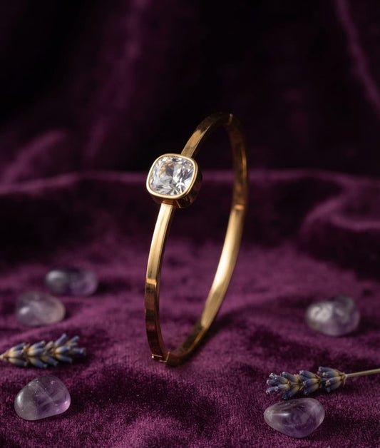 Celeste Solitaire Bangle | ESH62