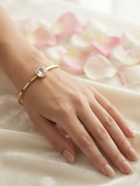 Celeste Solitaire Bangle | ESH62